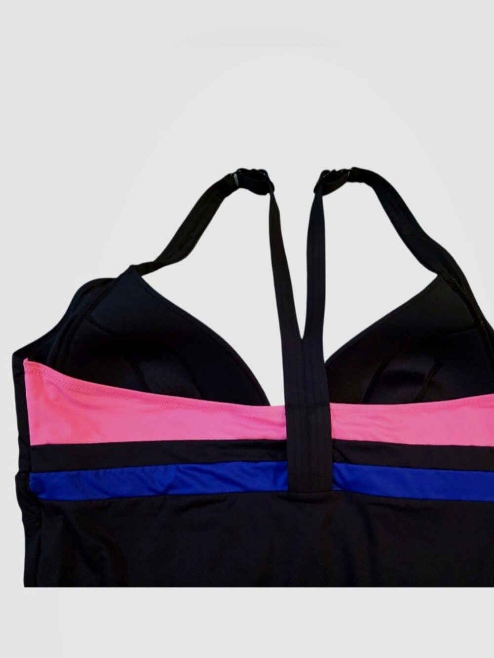 City Chic Colorblock One Piece Swimsuit L - Picture 7 of 12